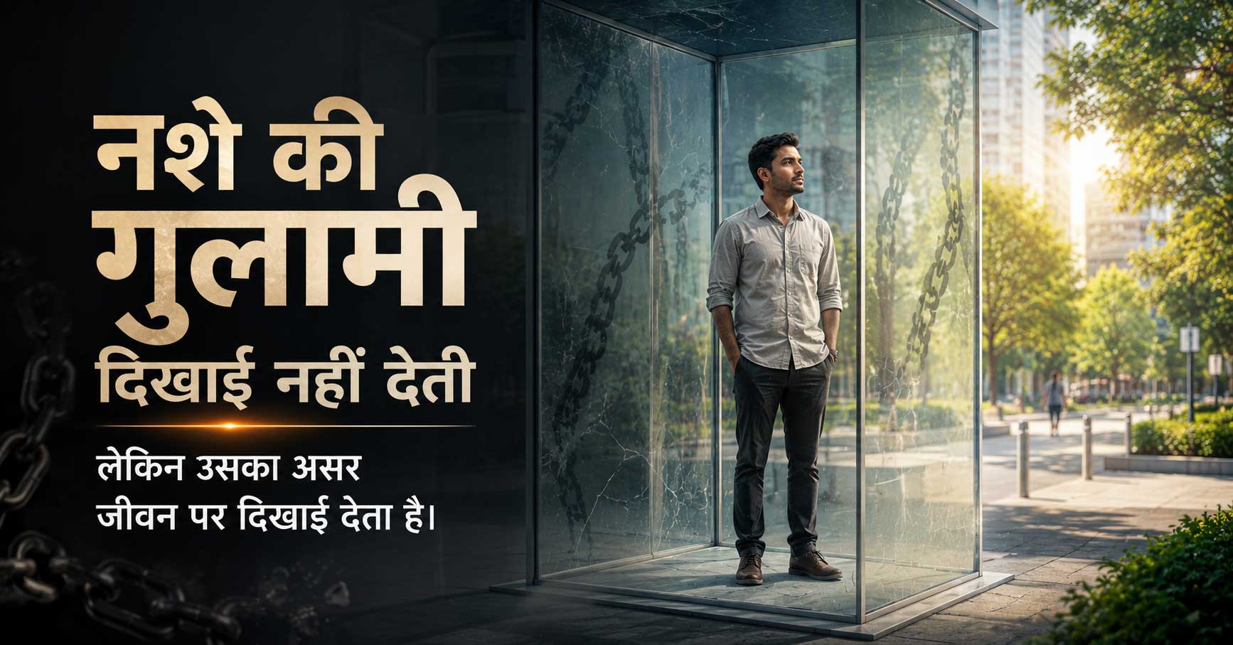 नशे की गुलामी दिखाई नहीं देती