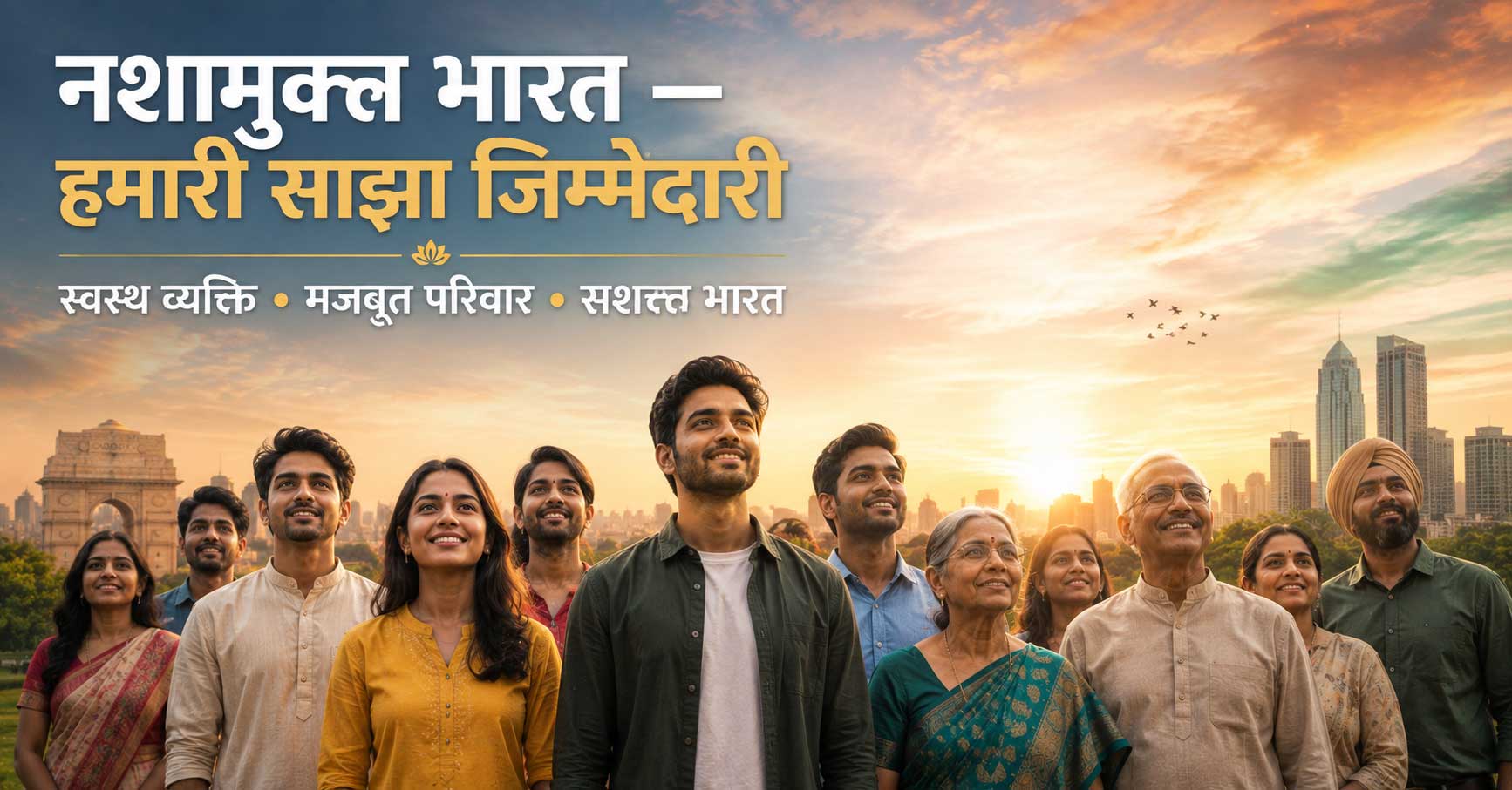 नशामुक्त भारत हमारी साझा जिम्मेदारी