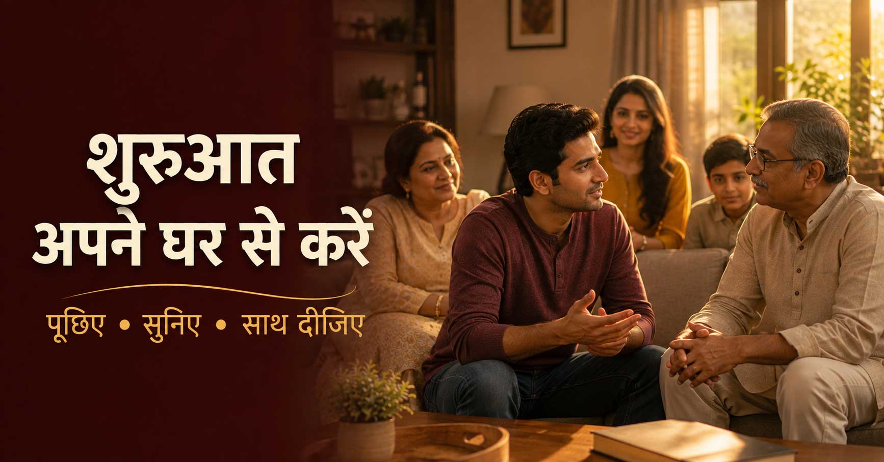 मानसिक स्वास्थ्य के लिए घर से शुरुआत करें