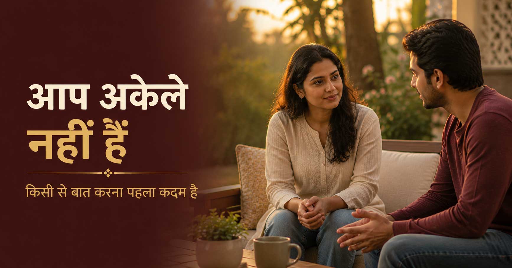 आप अकेले नहीं हैं - उम्मीद और साथ
