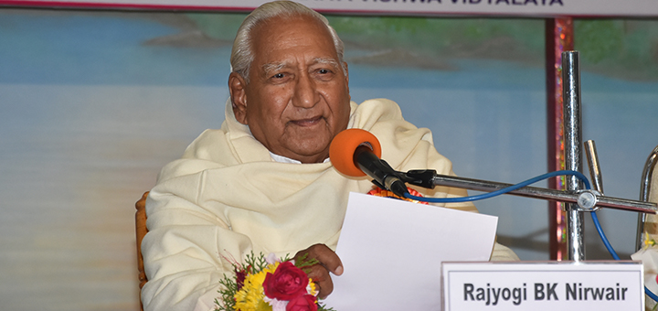 Rajyogi BK Nirwair, Secretary General of Brahma Kumaris, Mt. Abu