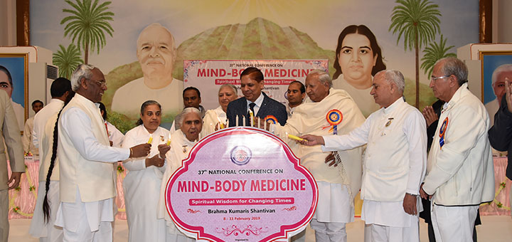 Rajyogini BK Dadi Janki, the Chief of the Brahma Kumaris Inaugurated the 37th ’Mind-Body Medicine’ National Conference