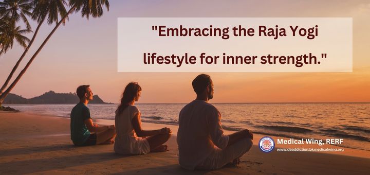 "Embracing the Raja Yogi lifestyle for inner strength."