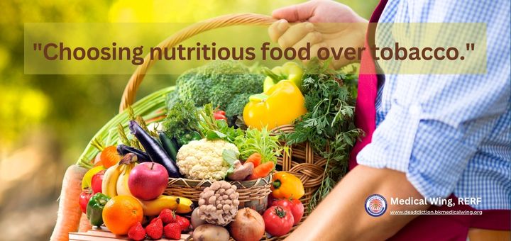 choosing nutritious food over tobacco